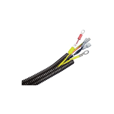 Panduit 3/4" CORRUGATED LOOM TUBING, SLIT POLYETHYLENE BLACK, 100FT ROLL ROHS 187617